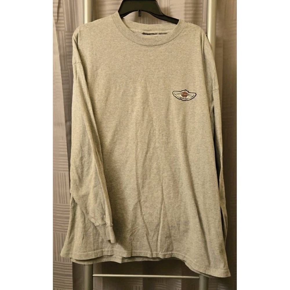 Harley Davidson Shirt Mens 3XL Gray‎ 100 Yr Anniversary Motorcycle Bike Biker